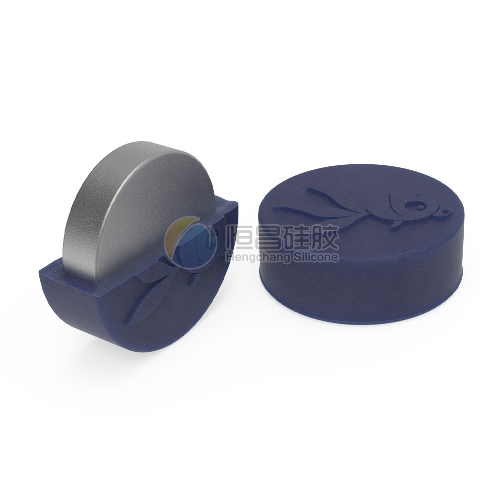 硅胶磁铁定做_硅胶+磁铁一体包胶成型开模-2